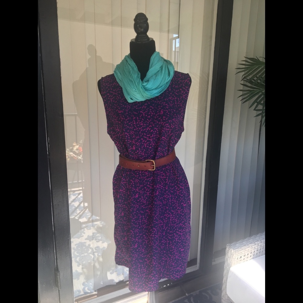 Halogen Sleeveless Shift Dress Size XL